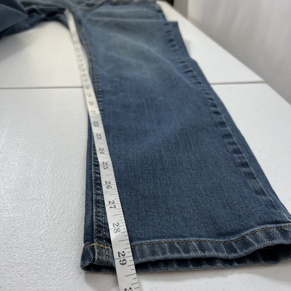 Wrangler Jeans Mens Blue Athletic Fit Premium Quality Medium Wash Denim 30 X 30 - Picture 16 of 16